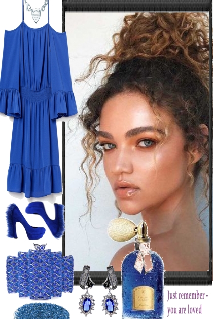 BLUE OUTFIT 12112021- Модное сочетание