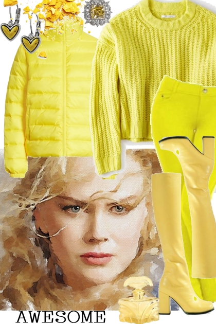 SOME YELLOW AWE 12282021- Fashion set