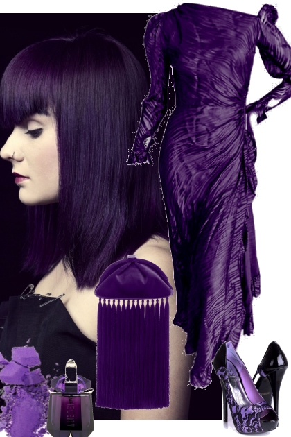 EVENING OF PURPLE- Fashion set