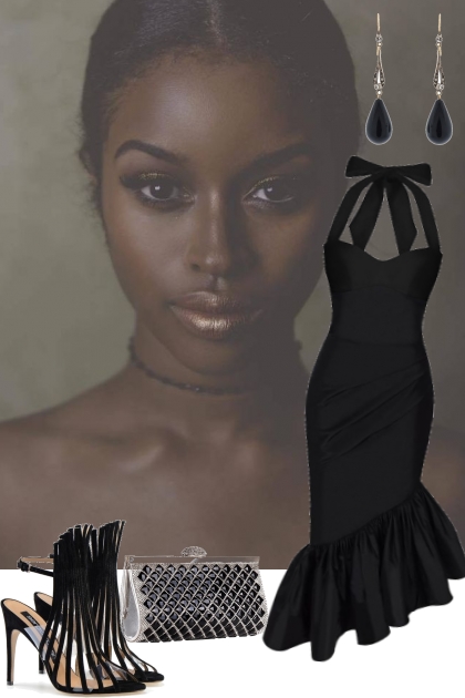 ~ THAT BLACK DRESS ~ 1282022- Modekombination