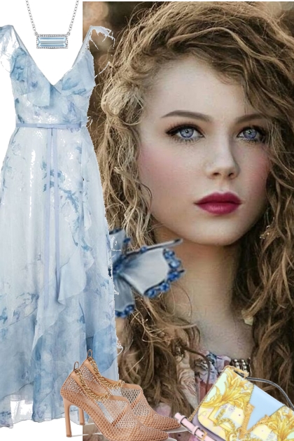 BLUE DRESS ~ * ~ 1292022- Fashion set