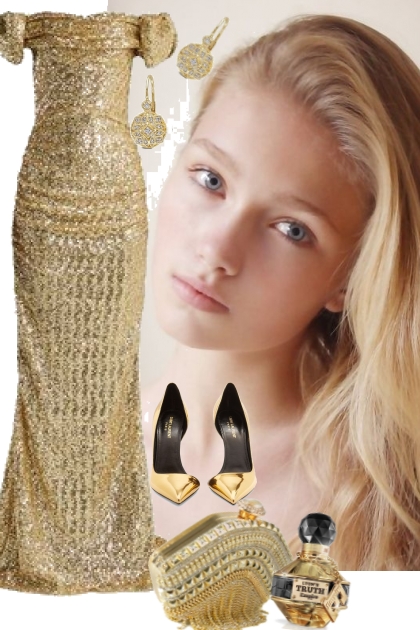 A DRESS OF GOLD 1312022- Fashion set