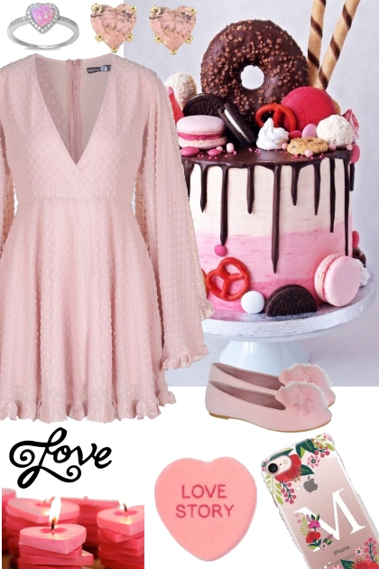 V DAY AT THE SWEET SHOP 21222- Fashion set