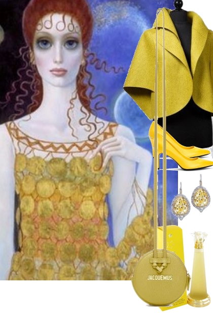 THE YELLOW CIRCLE DRESS 382022- Fashion set
