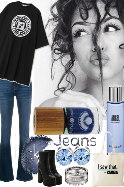 TEE AND JEANS . . 392022- Fashion set