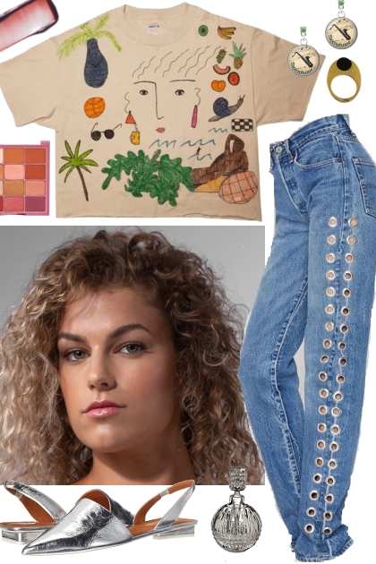 JEANS AND TEE 392022- Combinazione di moda