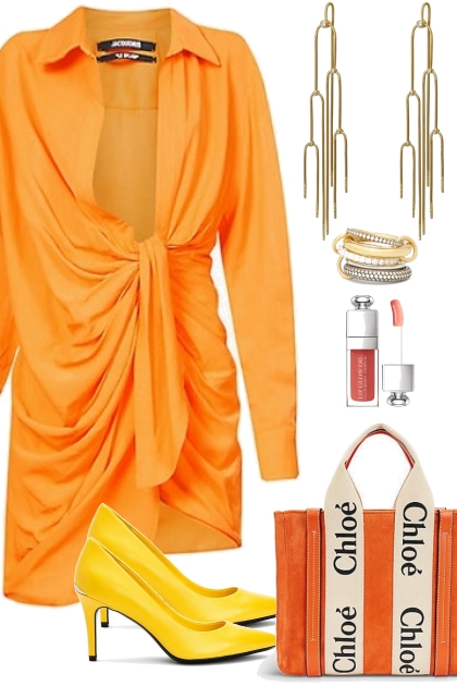 ORANGE DRESS ~ 3212022