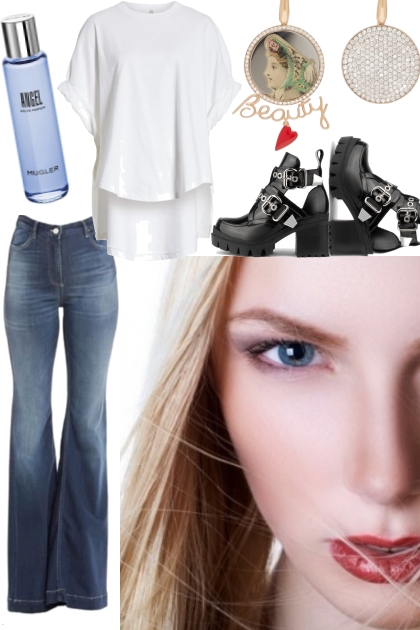 SPRING JEANS AND TEE 3252022- Fashion set