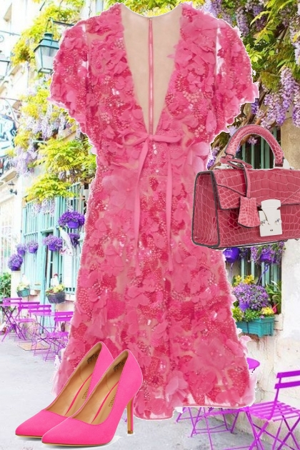 SPRING PINK _-_--- Combinazione di moda