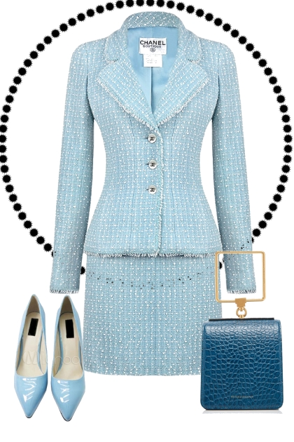 BLUE SUIT ~ 4322- Fashion set