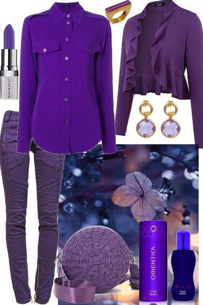 the purple outfit ~*~ 4522- Modna kombinacija
