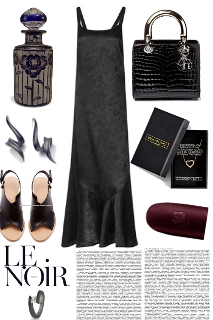 BLACK DRESS 4 7 22- Модное сочетание