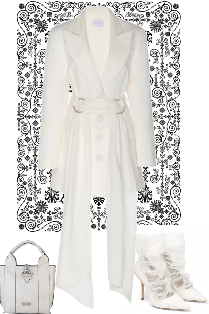 WHITE ~ DRESS 4 9 222- combinação de moda