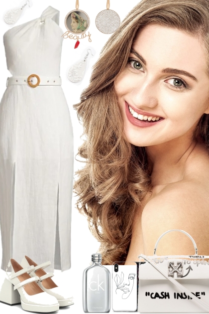 * WHITE DRESS * 4 9 2022- combinação de moda