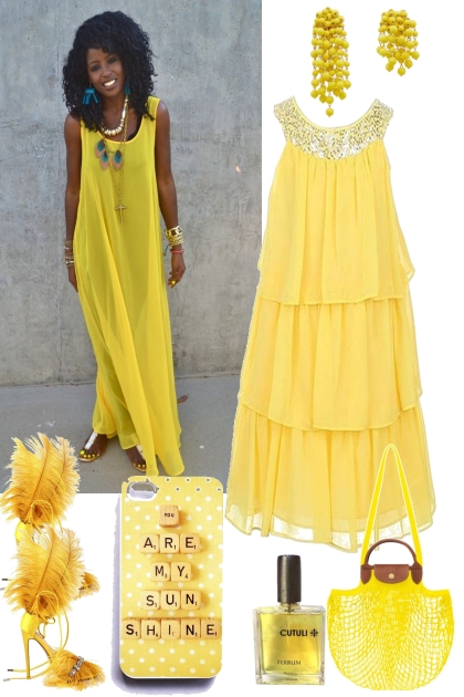 TWO YELLOW SUMMER DRESSES 4 19 2022