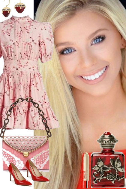 PINK DRESS ~ 5 2 22- Fashion set