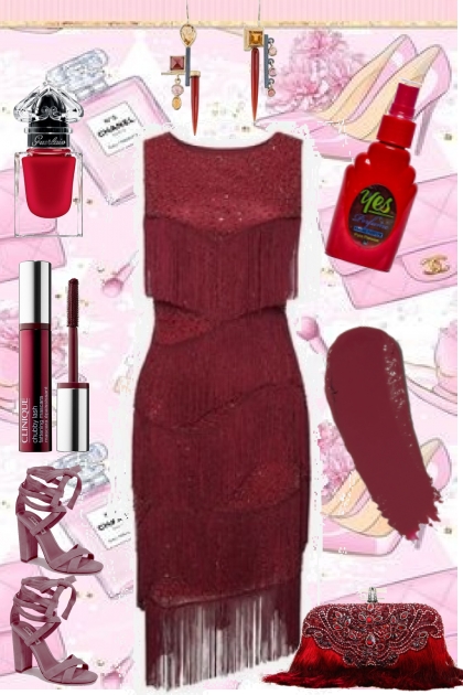 RED DRESS 5 8 22- Modekombination