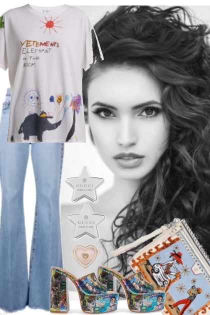 JEANS AND TEE <> 7622- Fashion set