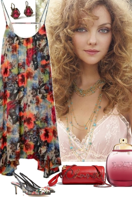 FLORAL DRESS 07122022- Fashion set