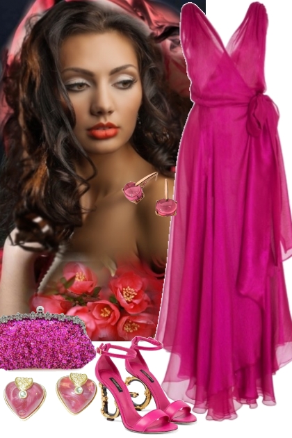 HOT PINK DRESS 7142022- Combinaciónde moda