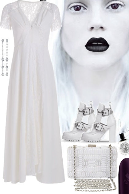 LADY IN WHITE 7142022- Fashion set