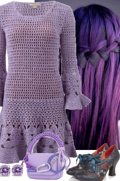 CROCHETED DRESS ~ 71722