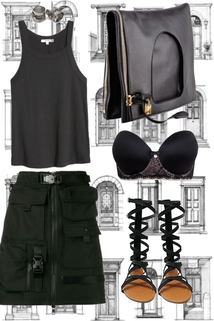 BLACK IN SUMMER STYLE 7 19 2022- Modna kombinacija