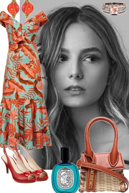 ~PRINT DRESS 7282022- Fashion set