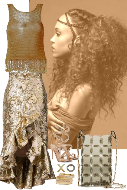 GOLD OUTFIT 73122