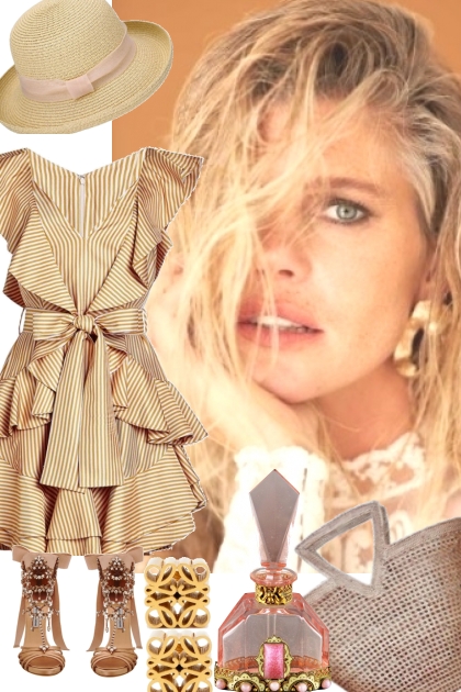 RUFFLE DRESS 2AUG22- Combinazione di moda