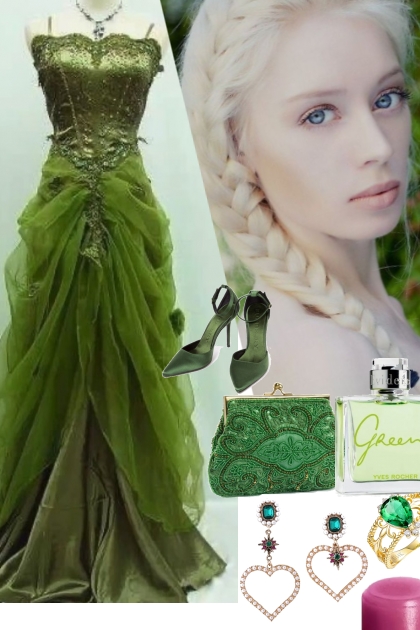 GREEN OUTFIT ~ 8 18 2022- Fashion set