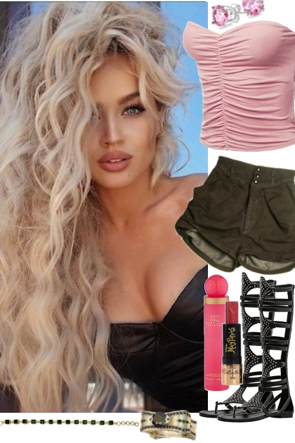 TUBE TOP AND SHORTS ~ 8 22 2022- Fashion set