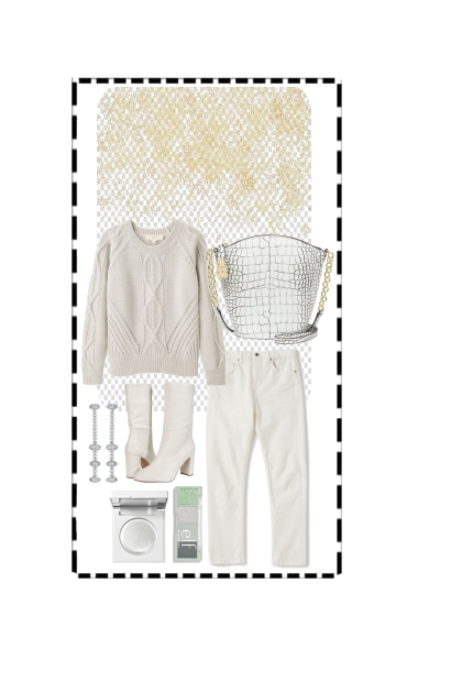 WINTER WHITE CASUAL 9122- Fashion set