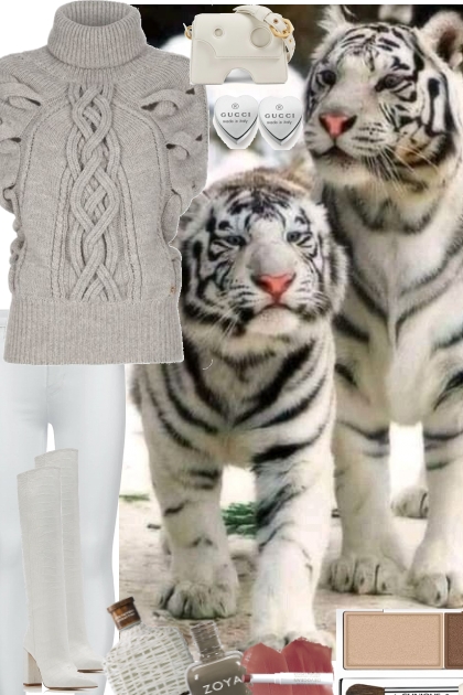 LARGE CABLE SWEATER AND PANTS 10182022- Fashion set