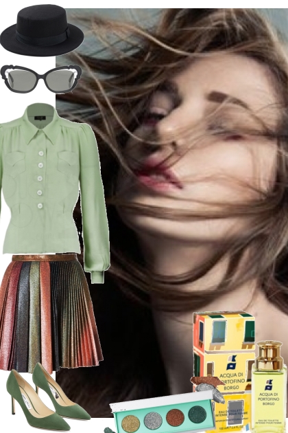 SKIRT AND SHIRT () 10 29 2022- Modna kombinacija