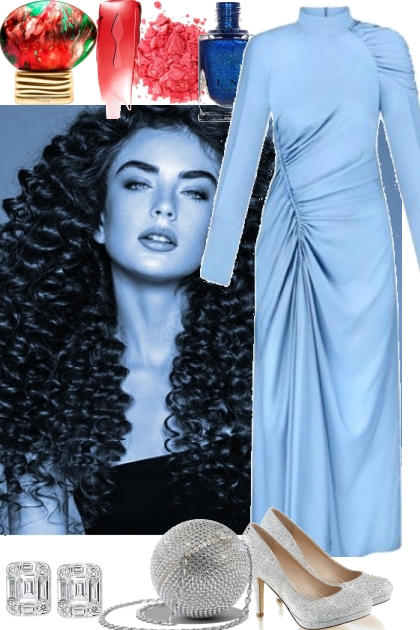 .BLUE. .DRESS. (111222)- Combinazione di moda