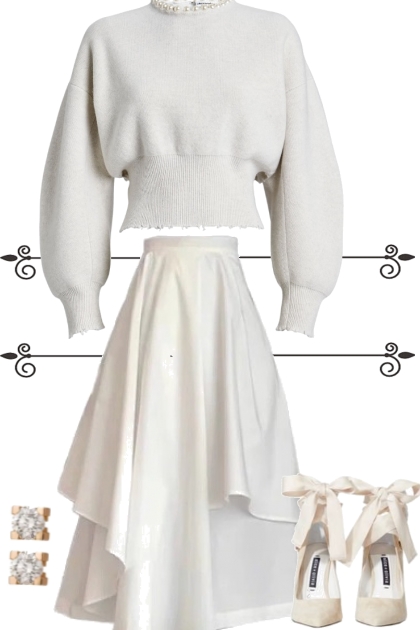 SWEATER AND SKIRT 11 22 22- Combinazione di moda