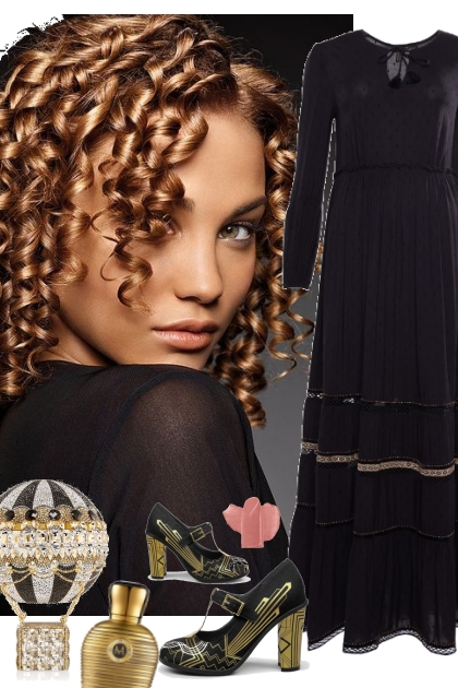 BLACK DRESS 12 10 22- Combinazione di moda