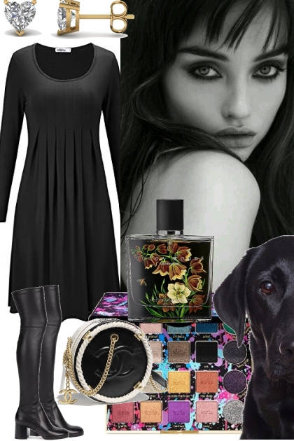 BLACK DRESS 1 7 23- Combinazione di moda