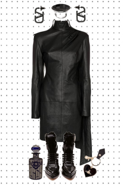 BLACK DRESS 1 10 2023- Modekombination