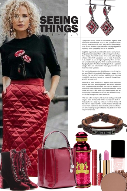 QUILTED SKIRT 1 17 2023- Fashion set