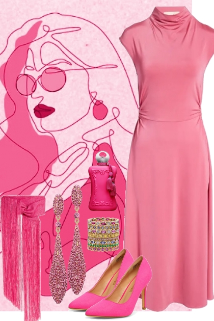 WEDDING GUEST IN PINK 2 16 2023- Fashion set