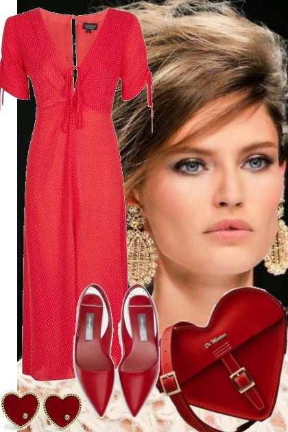 ~ RED DRESS ~ <3 2 25 23 - Combinaciónde moda
