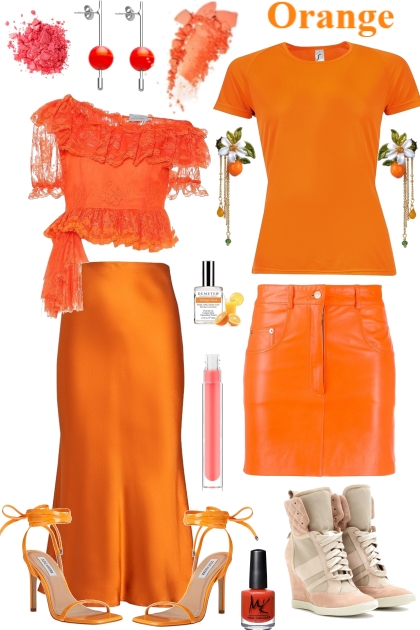 LIVING ORANGE 3/24/23- combinação de moda