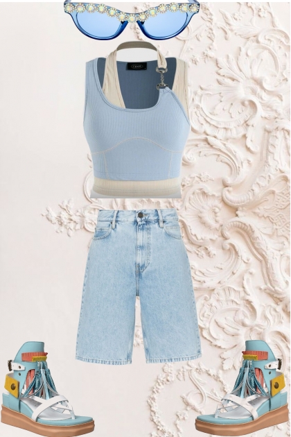 TANK AND -SHORTS 4223- Fashion set