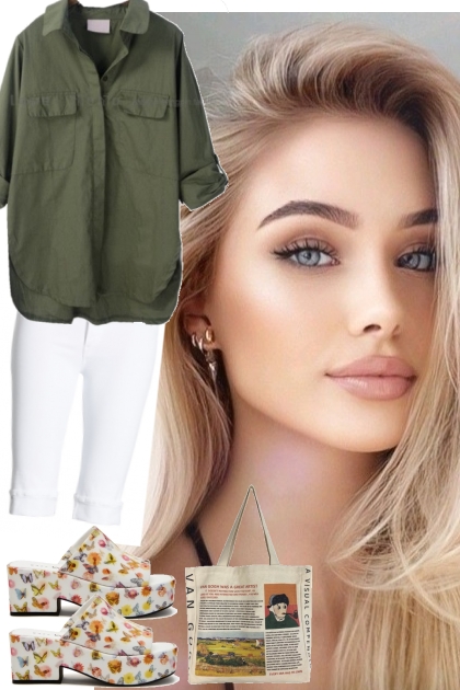 SHIRT AND LONG SHORTS 4323- Fashion set