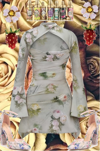 MAY FLORAL ~ * ~ 5123- Fashion set