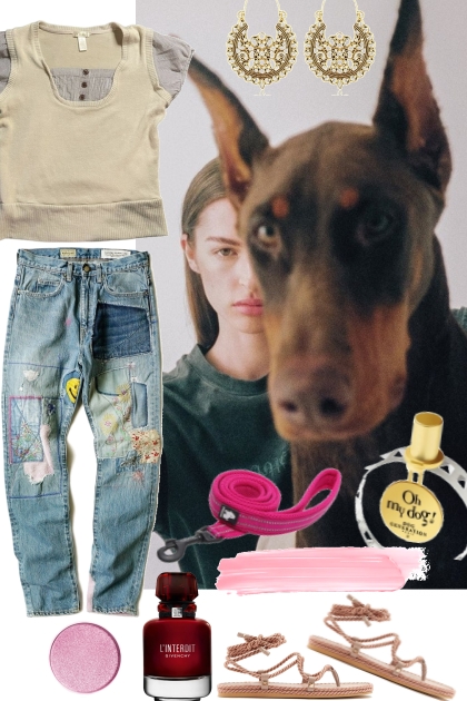 DOG MOM ~ <3 ~ 52923- Fashion set