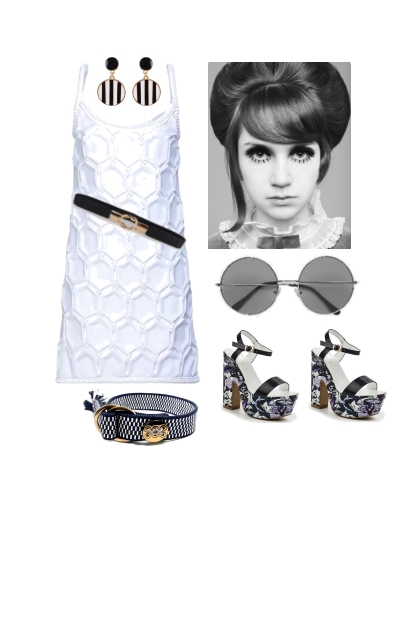 BLACK AND WHITE IN SUMMER 682023- Fashion set