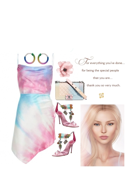 TIE DYE,  PASTEL, ASYM  6 8 23